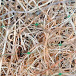 100% Aspen wood excelsior for erosion control and seed protection.