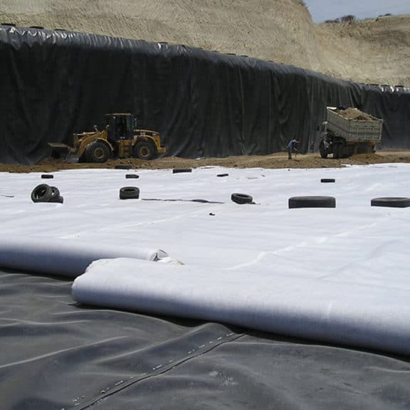 Installing PVC Liner Panels in a stormwater management system
