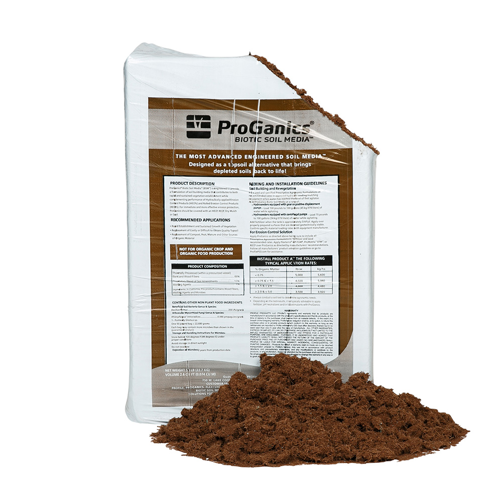 Ferguson Waterworks biotic soil media from Proganics