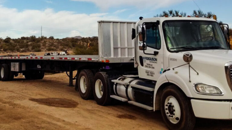 A PVF delivery truck from Ferguson's nationwide fleet.