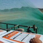 Application of ProMatrix hydroseeding mulch.