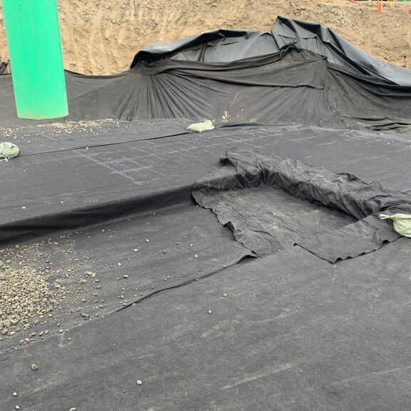 R-Tank underground stormwater storage for slope applications.