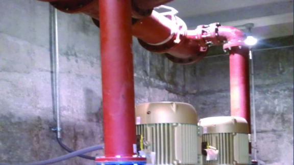 Vaughan Pump in a pump station
