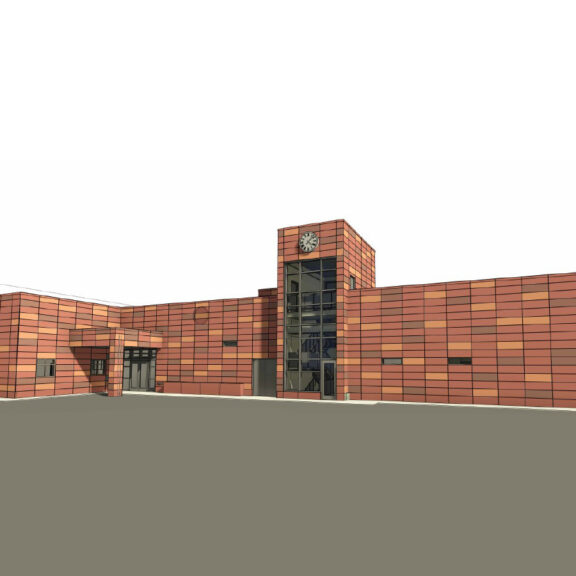 VDC rendering of water treatment plant.
